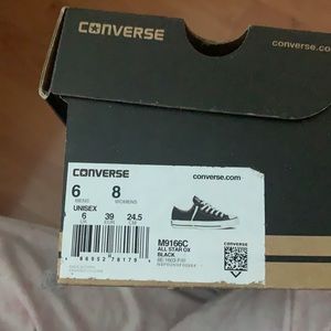 Black and White Converse